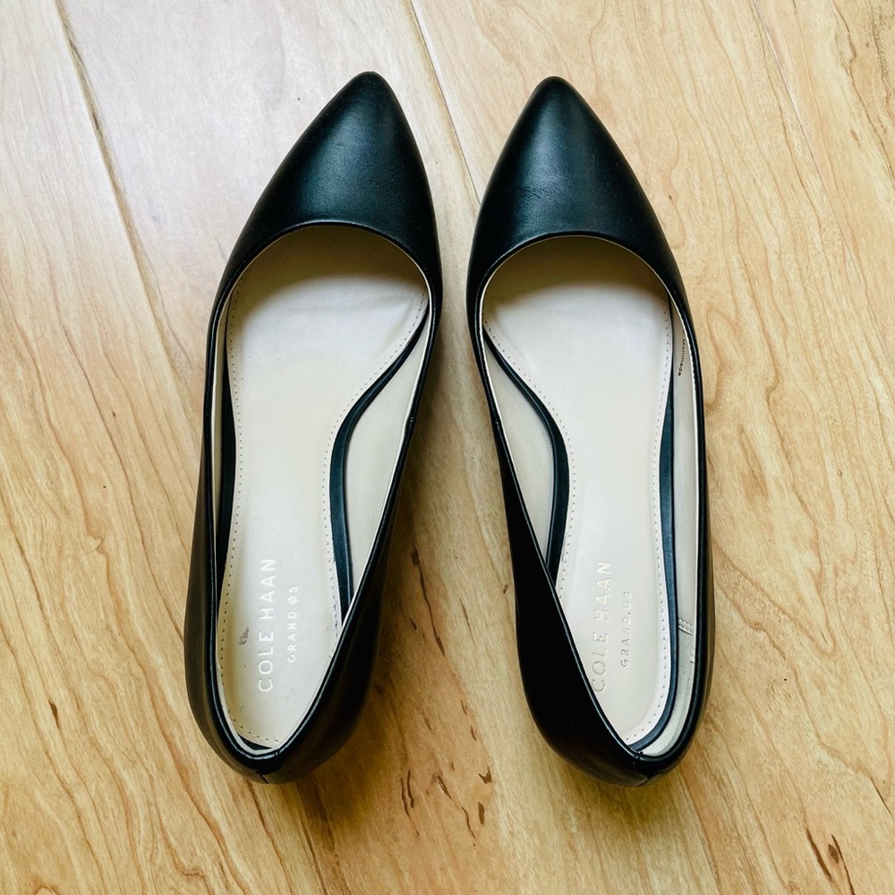 Cole Haan Quincy Kitten Heel Pump, black 6C